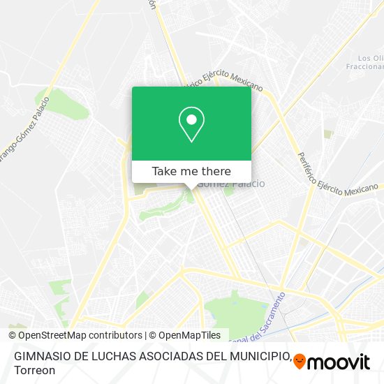 GIMNASIO DE LUCHAS ASOCIADAS DEL MUNICIPIO map