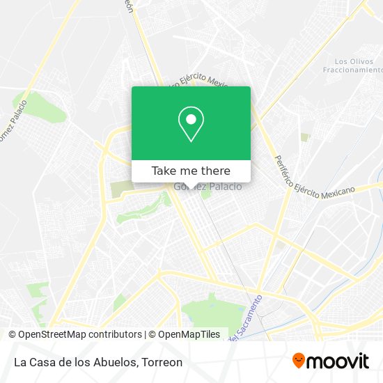 La Casa de los Abuelos map