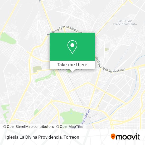 Mapa de Iglesia La Divina Providencia