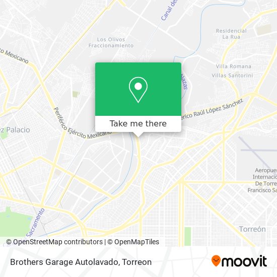 Mapa de Brothers Garage Autolavado