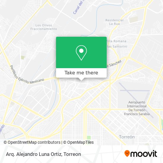 Mapa de Arq. Alejandro Luna Ortiz