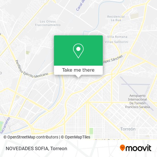 Mapa de NOVEDADES SOFIA
