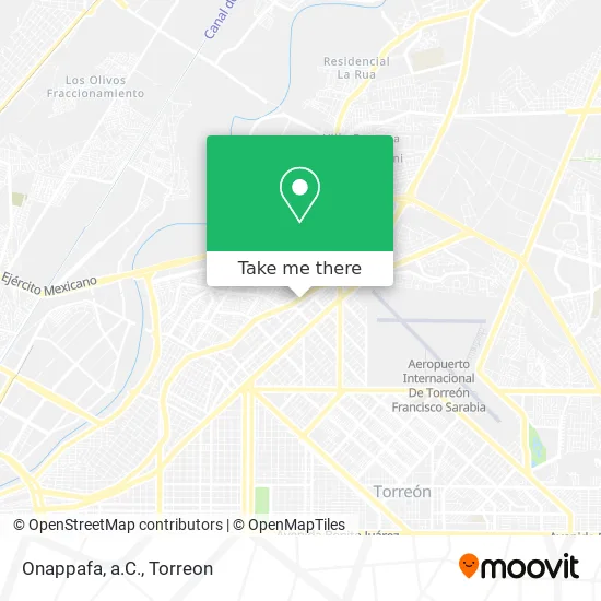 Onappafa, a.C. map