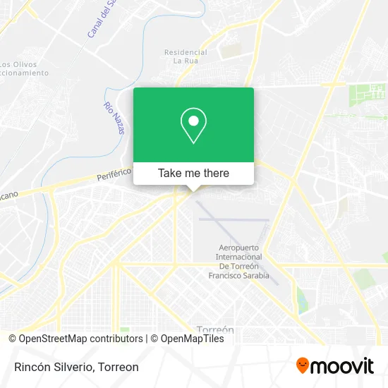 Rincón Silverio map