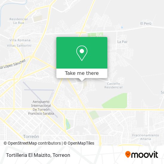Tortilleria El Maizito map
