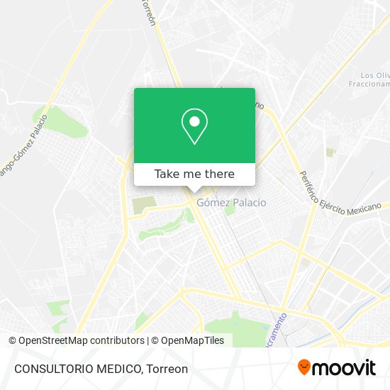 Mapa de CONSULTORIO MEDICO