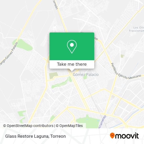 Mapa de Glass Restore Laguna