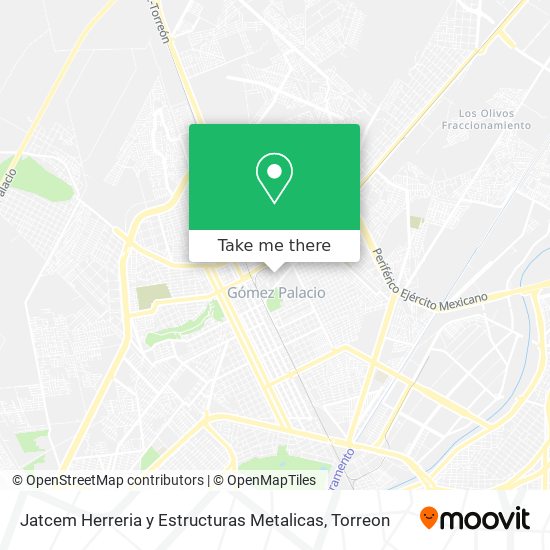 Mapa de Jatcem Herreria y Estructuras Metalicas