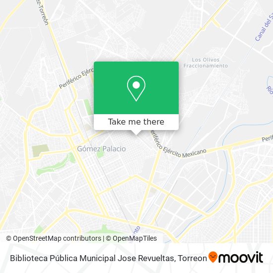 Biblioteca Pública Municipal Jose Revueltas map