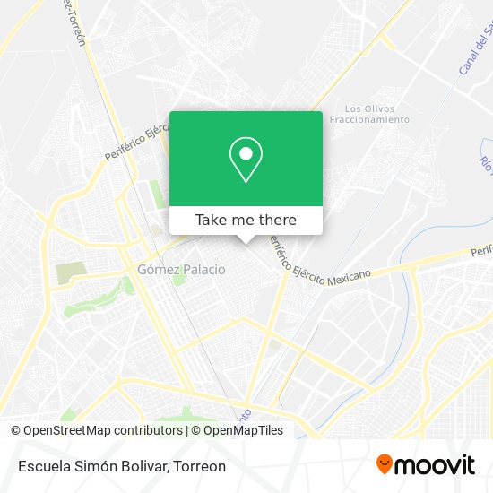 Escuela Simón Bolivar map