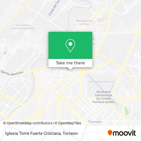Mapa de Iglesia Torre Fuerte Cristiana