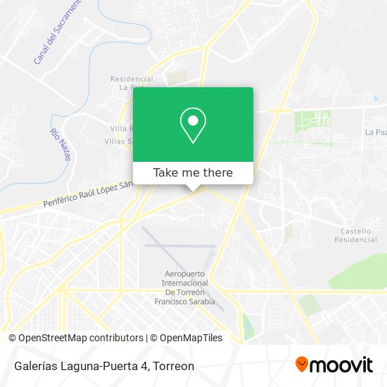 Mapa de Galerías Laguna-Puerta 4