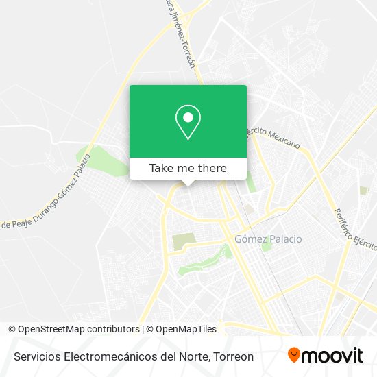 Mapa de Servicios Electromecánicos del Norte