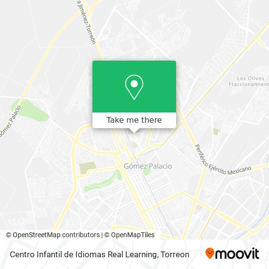 Centro Infantil de Idiomas Real Learning map