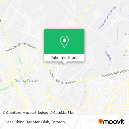 Casa Chino Bar Men Club map