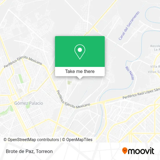 Brote de Paz map