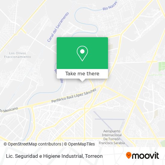 Lic. Seguridad e Higiene Industrial map
