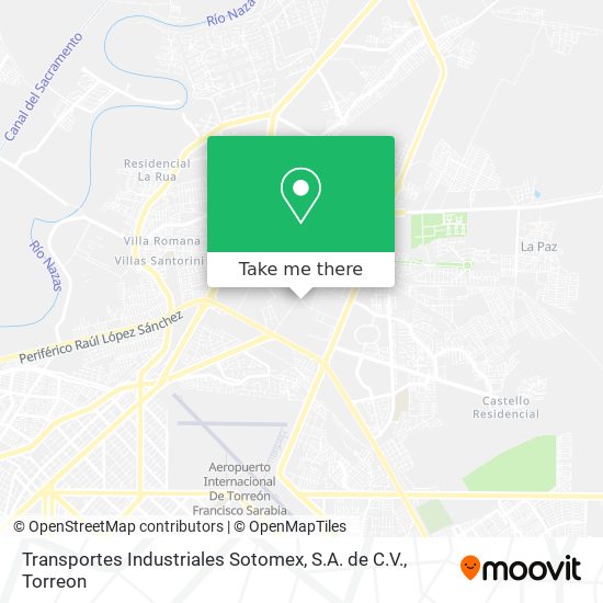 Transportes Industriales Sotomex, S.A. de C.V. map