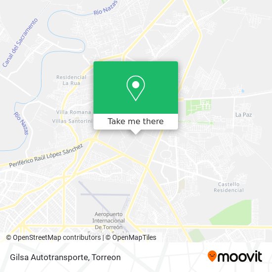Mapa de Gilsa Autotransporte
