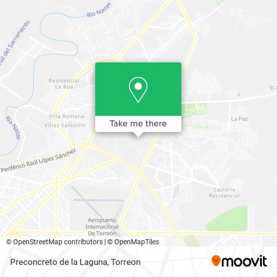 Mapa de Preconcreto de la Laguna