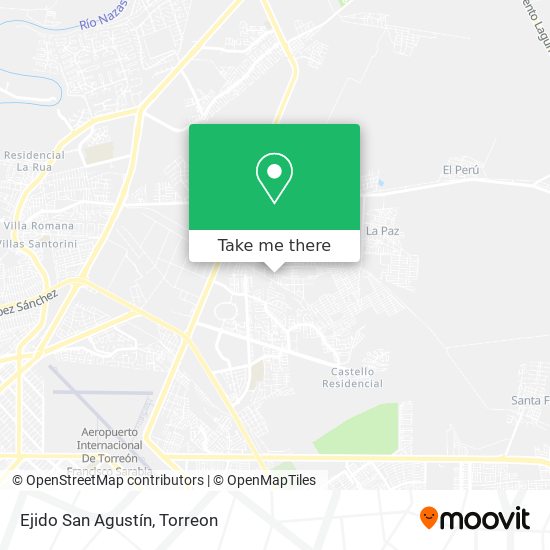 Mapa de Ejido San Agustín