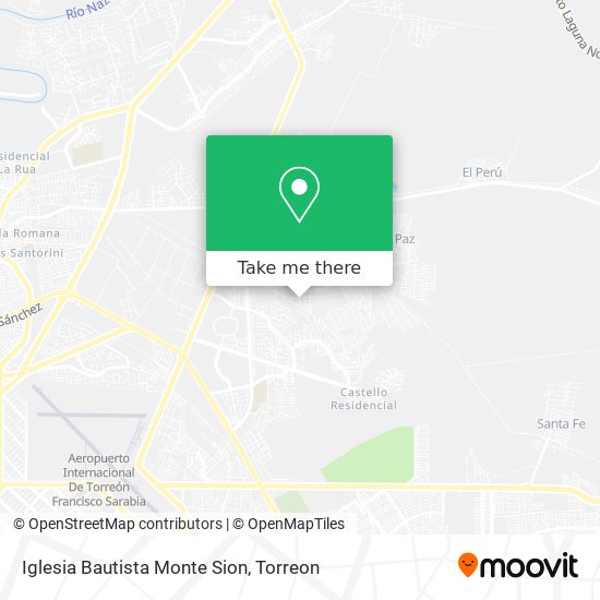 Iglesia Bautista Monte Sion map