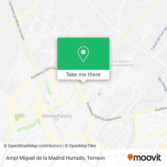 Ampl Miguel de la Madrid Hurtado map