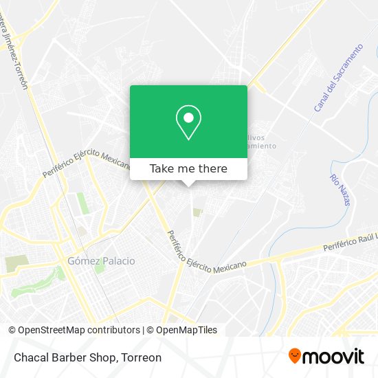 Mapa de Chacal Barber Shop
