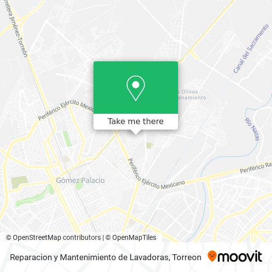 Reparacion y Mantenimiento de Lavadoras map
