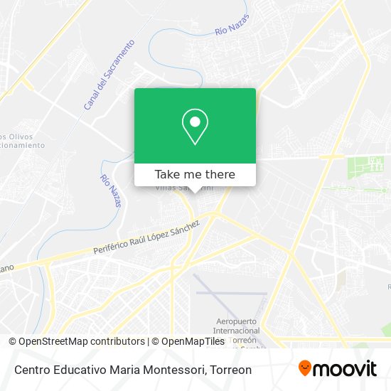 Mapa de Centro Educativo Maria Montessori