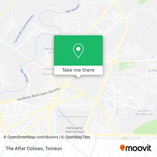 Mapa de The After Coliseo