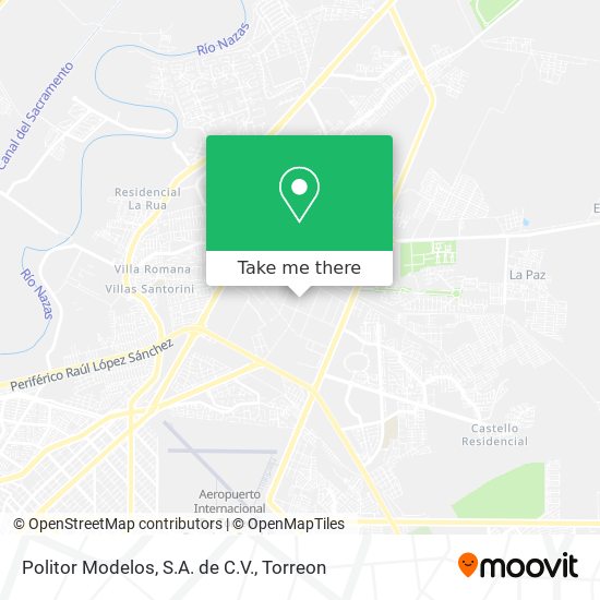 Mapa de Politor Modelos, S.A. de C.V.