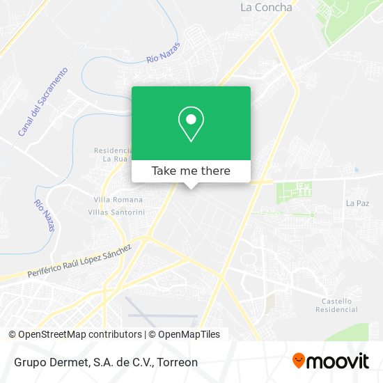 Grupo Dermet, S.A. de C.V. map