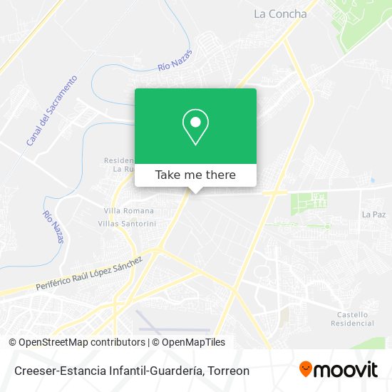Mapa de Creeser-Estancia Infantil-Guardería