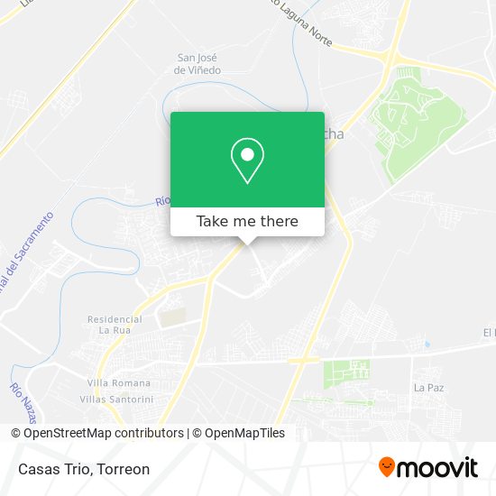 Mapa de Casas Trio