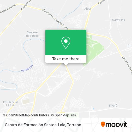 Centro de Formación Santos-Lala map