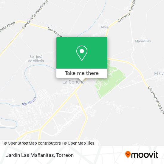 Mapa de Jardin Las Mañanitas