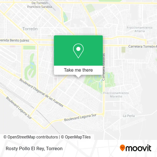 Rosty Pollo El Rey map