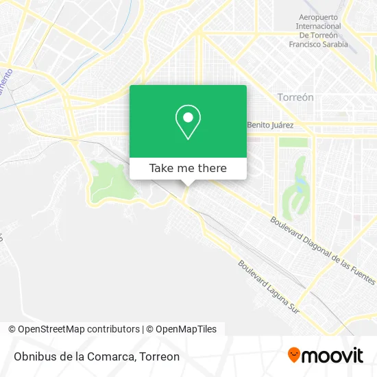 Obnibus de la Comarca map