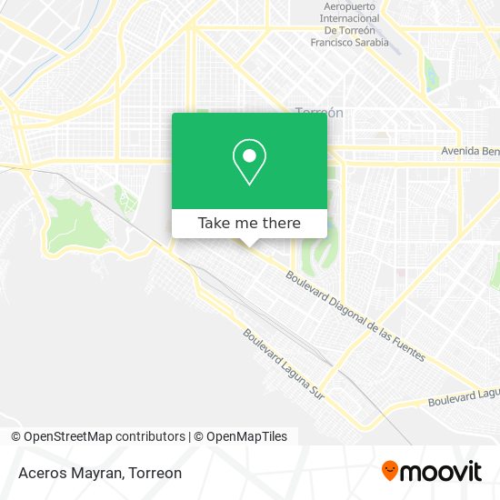 Mapa de Aceros Mayran