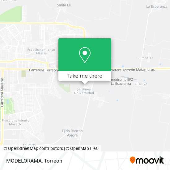 Mapa de MODELORAMA