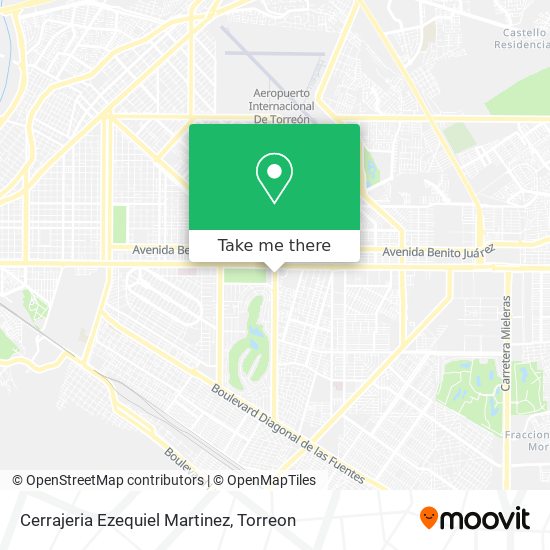 Mapa de Cerrajeria Ezequiel Martinez