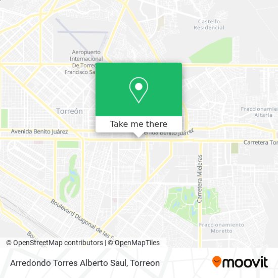 Arredondo Torres Alberto Saul map