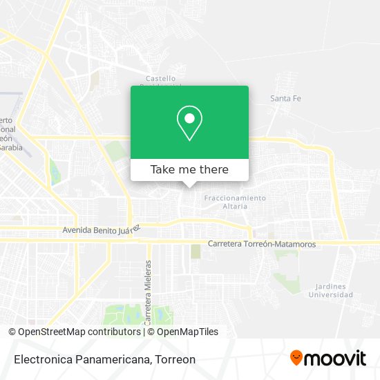 Mapa de Electronica Panamericana