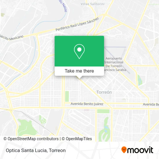 Optica Santa Lucia map