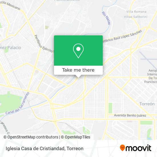 Mapa de Iglesia Casa de Cristiandad