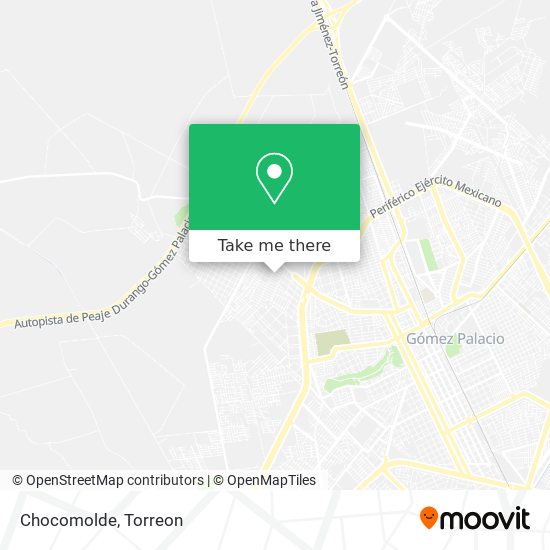 Chocomolde map