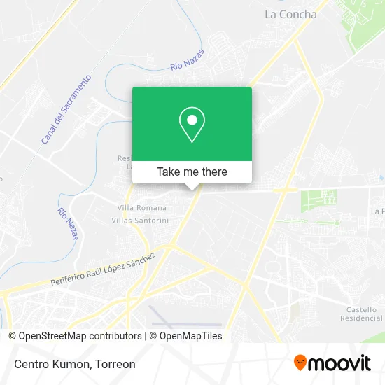 Centro Kumon map