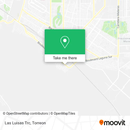 Las Luisas Trc map
