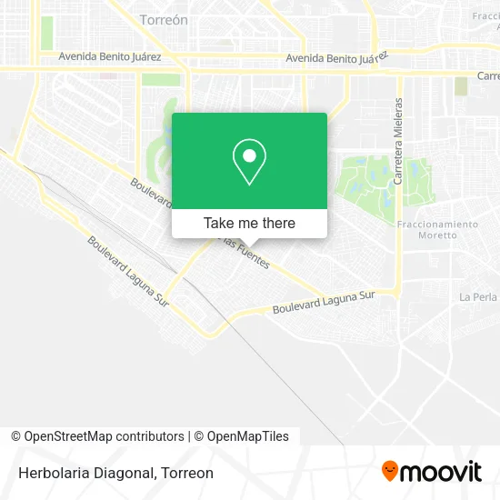 Herbolaria Diagonal map